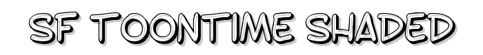 SF Toontime Shaded font